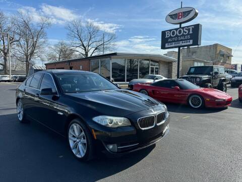 2013 BMW 5 Series for sale at BOOST AUTO SALES in Saint Louis MO