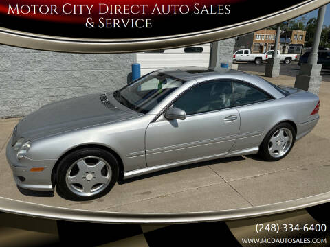 2001 Mercedes-Benz CL-Class for sale at Motor City Direct Auto Sales & Service in Pontiac MI