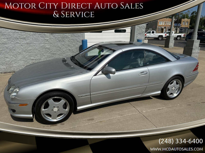 2001 Mercedes-Benz CL-Class for sale at Motor City Direct Auto Sales & Service in Pontiac MI