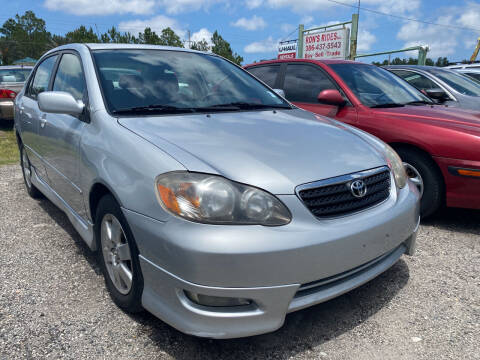 2007 Toyota Corolla for sale at RON'S RIDES,INC in Bunnell FL