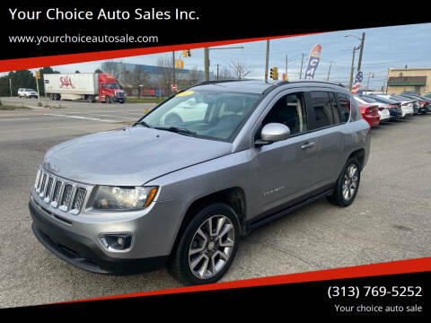 2017 Jeep Compass for sale at Your Choice Auto Sales Inc. in Dearborn MI