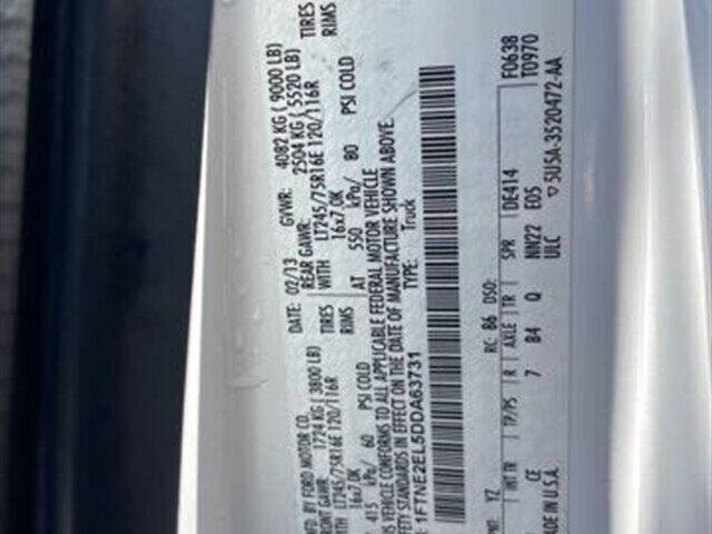 2013 Ford E-Series E-250