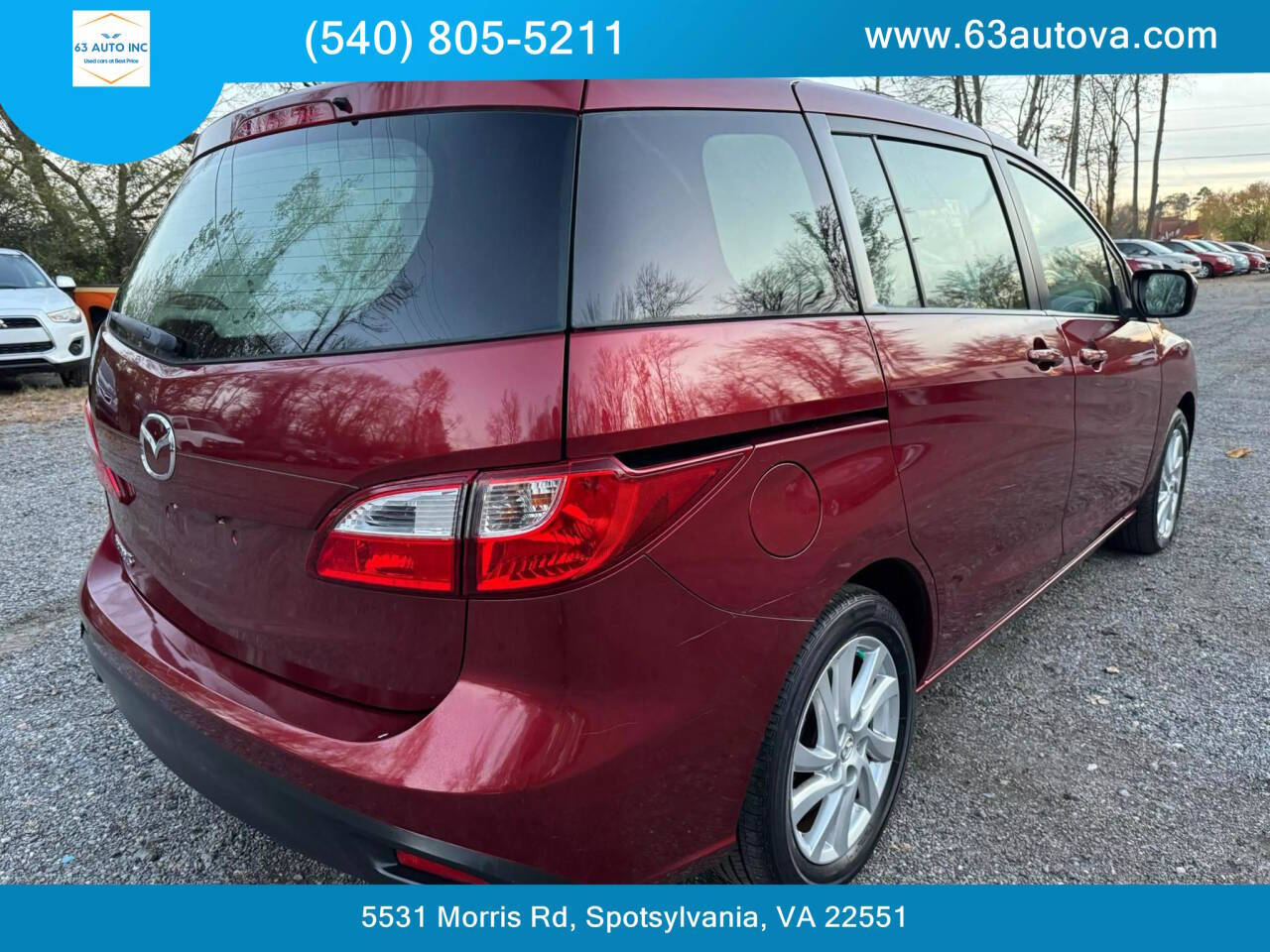 2012 Mazda Mazda5 for sale at 63 Auto Inc in Spotsylvania, VA