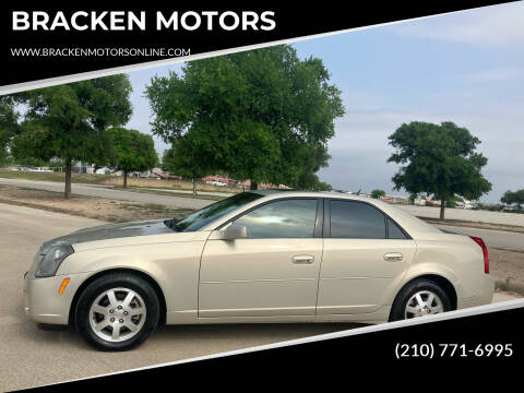 2007 Cadillac CTS for sale at BRACKEN MOTORS in San Antonio TX