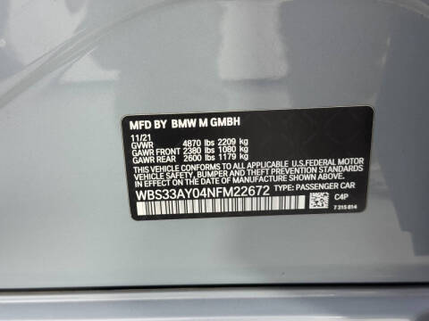 2022 BMW M3 Competition