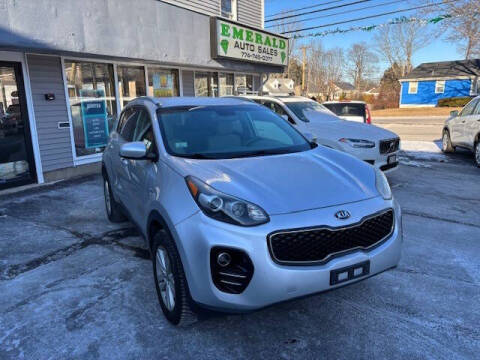 2017 Kia Sportage for sale at Emerald Auto Sales in Spencer MA