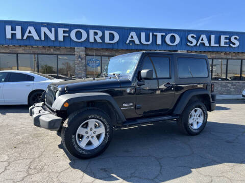 2014 Jeep Wrangler for sale at Hanford Auto Sales in Hanford CA