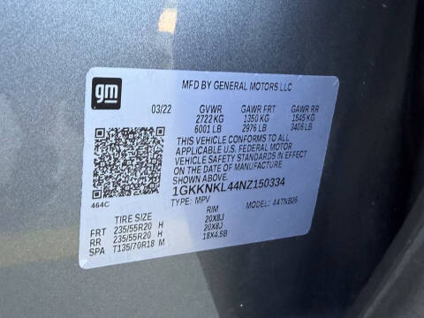 2022 GMC Acadia SLE