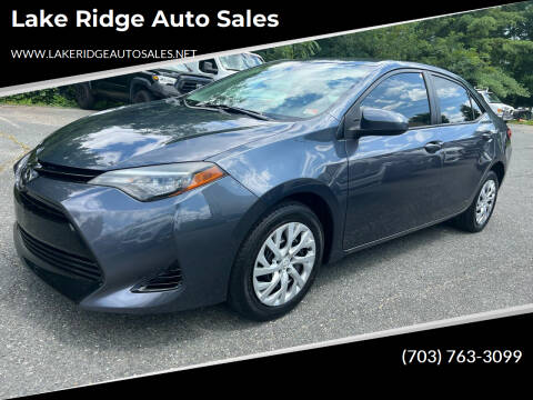 2018 Toyota Corolla for sale at Lake Ridge Auto Sales in Woodbridge VA