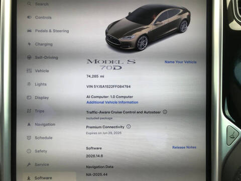 2015 Tesla Model S 70D