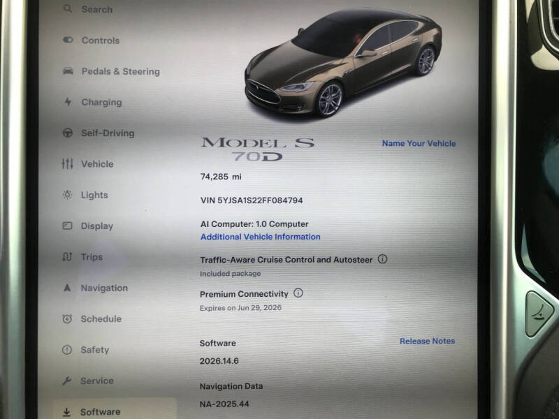 2015 Tesla Model S 70D