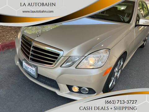 2010 Mercedes-Benz E-Class for sale at LA  AUTOBAHN in Valencia CA