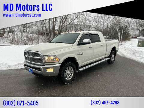 2018 RAM 2500 for sale at MD Motors LLC in Williston VT