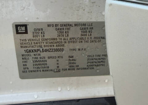 2017 GMC Acadia Denali