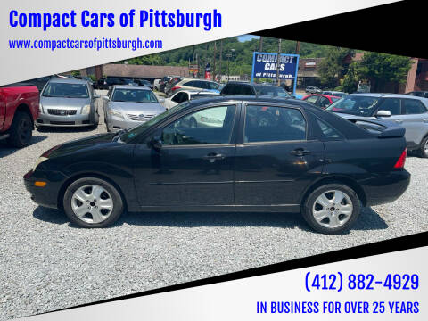 2006 Ford Focus for sale at Compact Cars of Pittsburgh in Pittsburgh PA