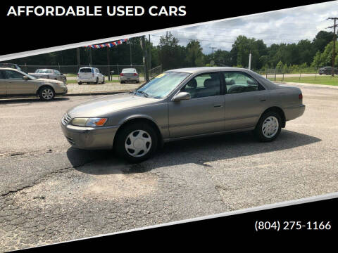 1998 Toyota Camry for sale at AFFORDABLE USED CARS in North Chesterfield VA