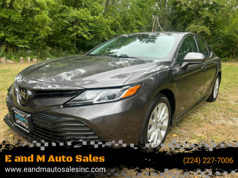 2019 Toyota Camry for sale at E and M Auto Sales in Elgin IL