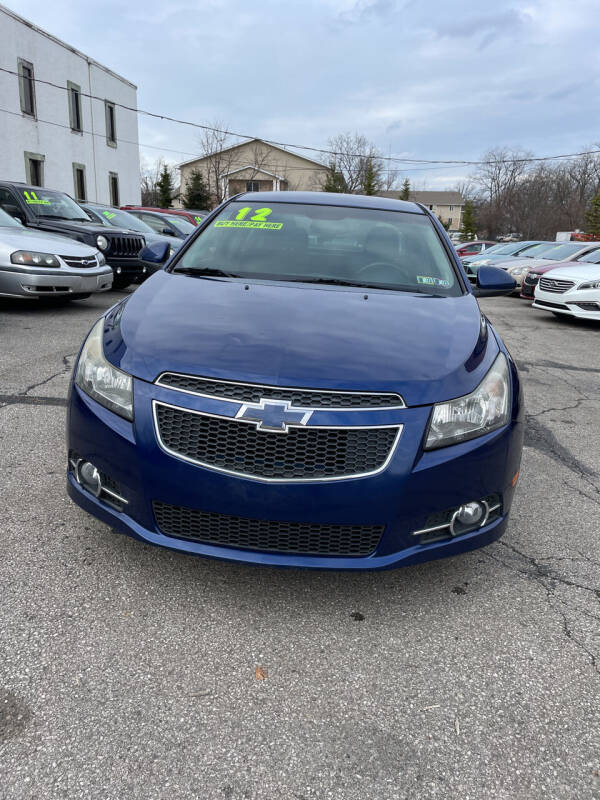 2012 Chevrolet Cruze for sale at Seventy 7 Auto Sales Incorporated in Youngstown OH