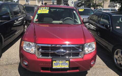 2008 Ford Escape for sale at Worldwide Auto Sales in Fall River MA