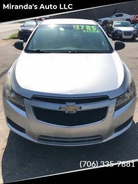 2011 Chevrolet Cruze for sale at Miranda's Auto LLC in Commerce GA