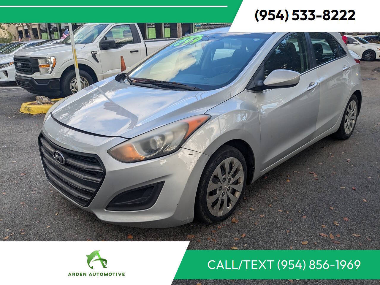 Silver 2016 Hyundai ELANTRA GT Base 4dr Hatchback 6A 1