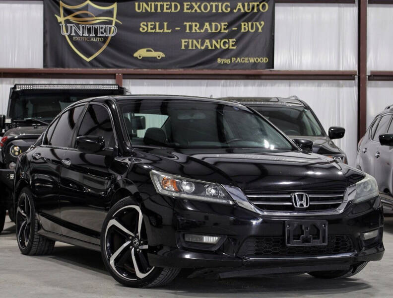 2015 Honda Accord for sale at United Exotic Auto in Houston TX