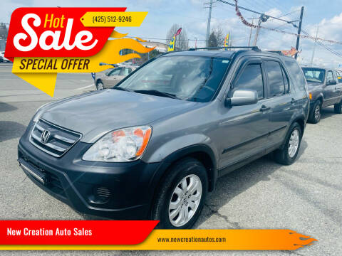 2006 Honda CR-V for sale at New Creation Auto Sales in Everett WA