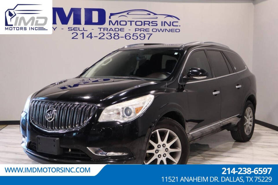 2016 Buick Enclave for sale at IMD MOTORS, INC in Dallas, TX