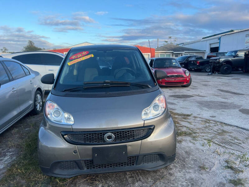 2013 Smart fortwo for sale at ONYX AUTOMOTIVE, LLC in Largo FL