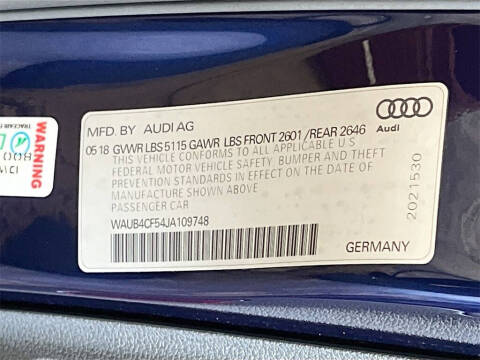 2018 Audi S5 Sportback 3.0T quattro Premium Plus