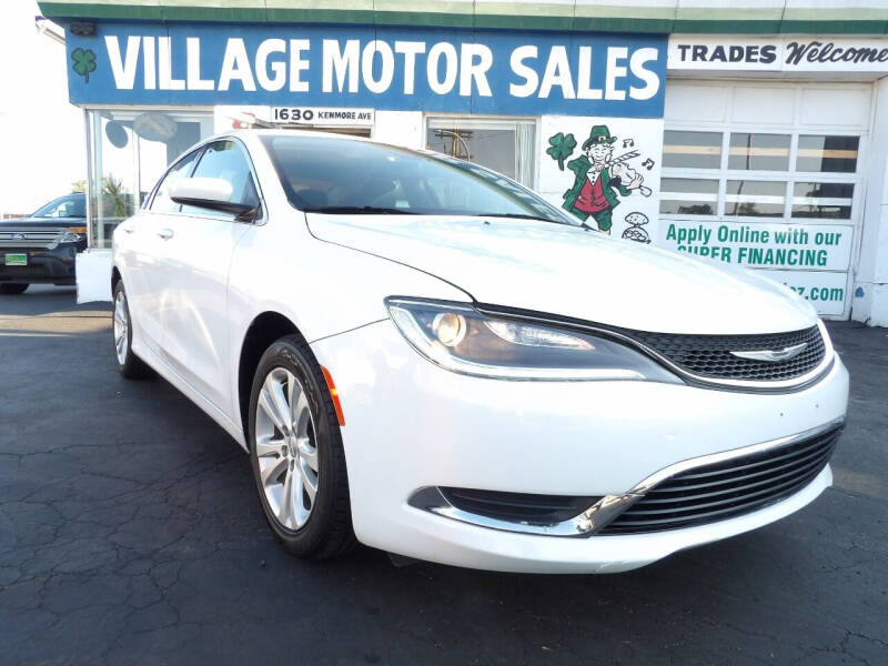 2015 Chrysler 200 for sale at Village Motor Sales Llc in Buffalo NY