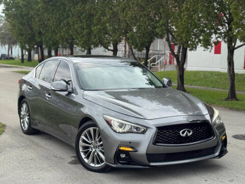 2018 Infiniti Q50 for sale at HIGH PERFORMANCE MOTORS in Hollywood FL