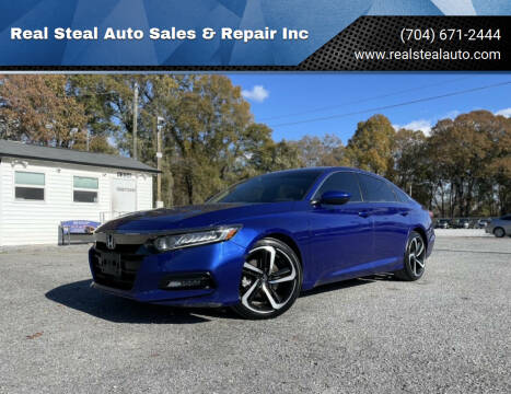 2018 Honda Accord for sale at Real Steal Auto Sales & Repair Inc in Gastonia NC