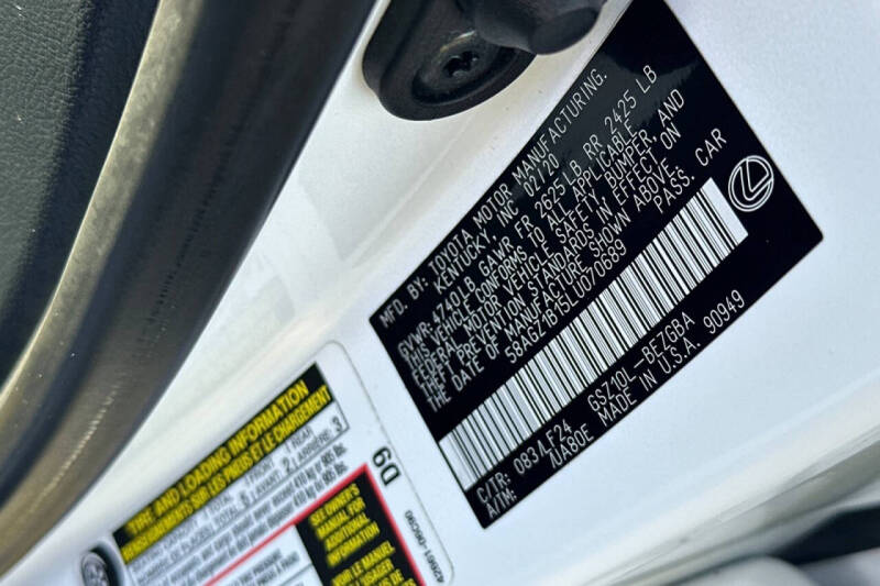 2020 Lexus ES 350 F SPORT