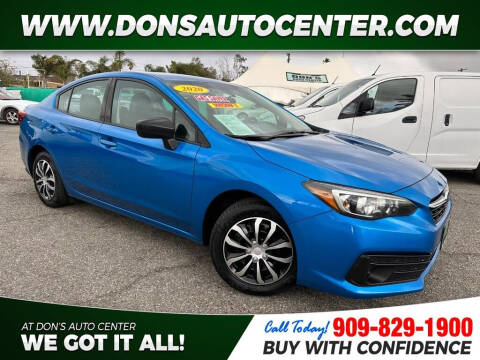 2020 Subaru Impreza for sale at Dons Auto Center in Fontana CA