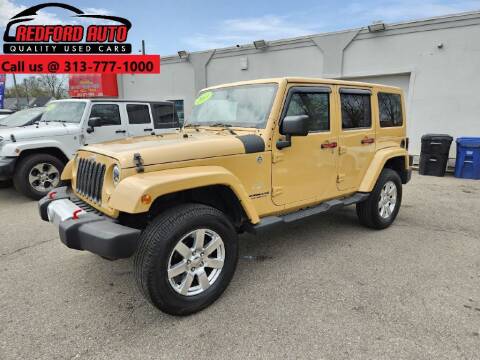 2013 Jeep Wrangler Unlimited for sale at Redford Auto Quality Used Cars in Redford MI