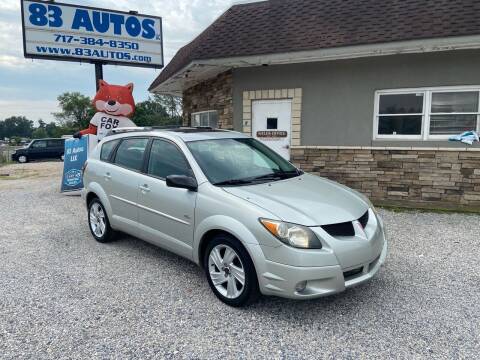 2004 Pontiac Vibe for sale at 83 Autos in York PA