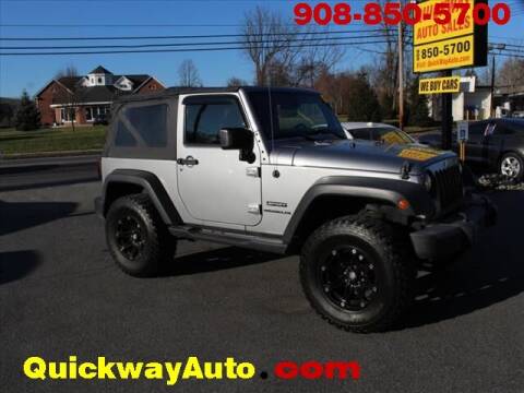 2015 Jeep Wrangler for sale at Quickway Auto Sales in Hackettstown NJ