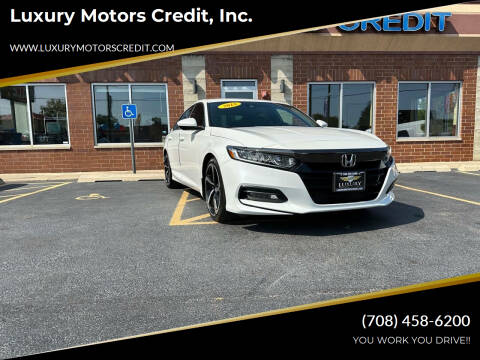 2018 Honda Accord for sale at Luxury Motors Credit, Inc. in Bridgeview IL