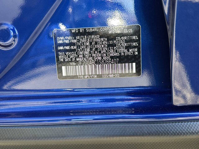 2025 Subaru Crosstrek