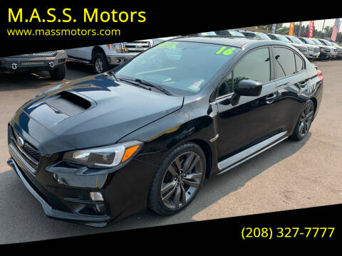 2016 Subaru WRX for sale at M.A.S.S. Motors in Boise ID