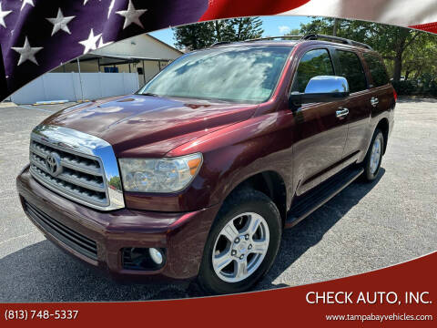2008 Toyota Sequoia for sale at CHECK AUTO, INC. in Tampa FL