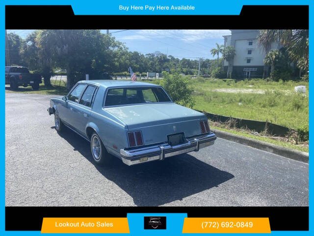 1984 Oldsmobile Cutlass Supreme for sale at Lookout Auto Sales in Stuart, FL