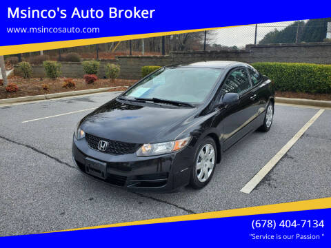 2009 Honda Civic for sale at Msinco's Auto Broker in Snellville GA