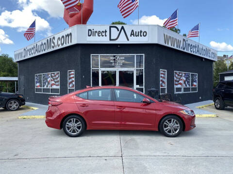 2018 Hyundai Elantra for sale at Direct Auto in D'Iberville MS