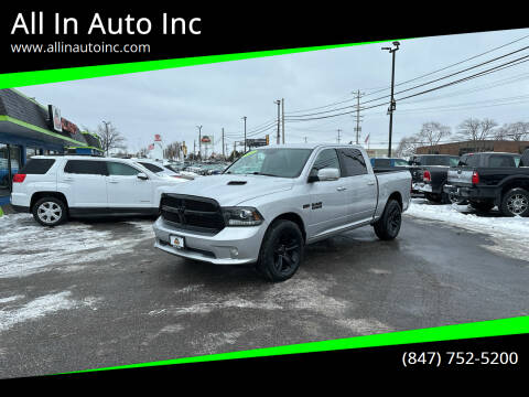2017 RAM 1500 for sale at All In Auto Inc in Palatine IL