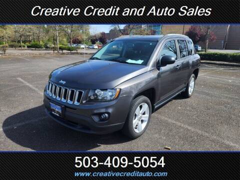 2016 Jeep Compass for sale at Creative Credit & Auto Sales in Salem OR
