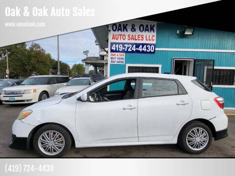 2009 Toyota Matrix for sale at Oak & Oak Auto Sales in Toledo OH