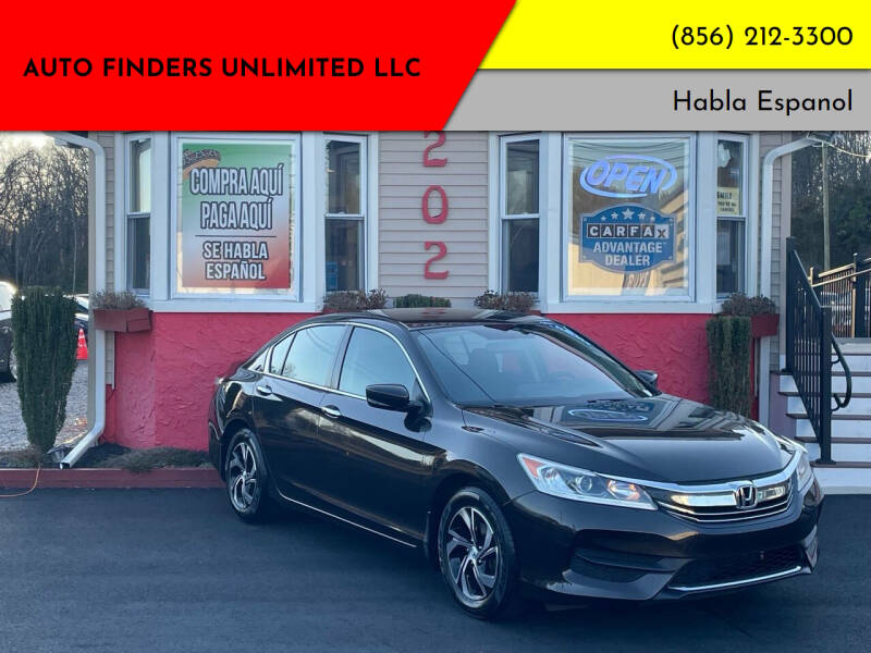 2017 Honda Accord for sale at Auto Finders Unlimited LLC in Vineland NJ