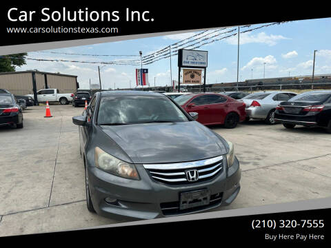 2012 Honda Accord for sale at Car Solutions Inc. in San Antonio TX